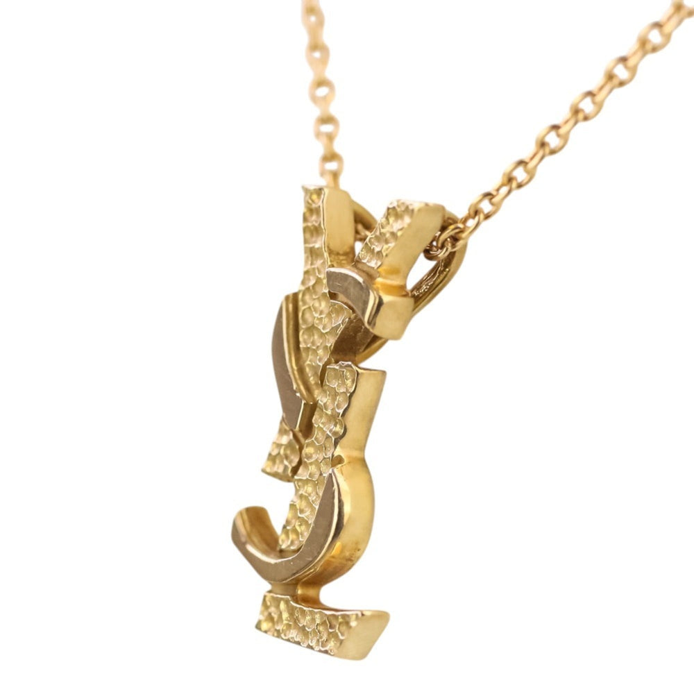 Yves Saint Laurent (YSL) 18K Gold Pendant Chain Necklace for Women — Like New