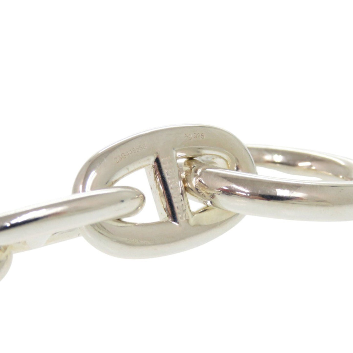 Hermes Chaine d'Ancre TGM 11-link Sterling Silver Bracelet 1502 HERMES