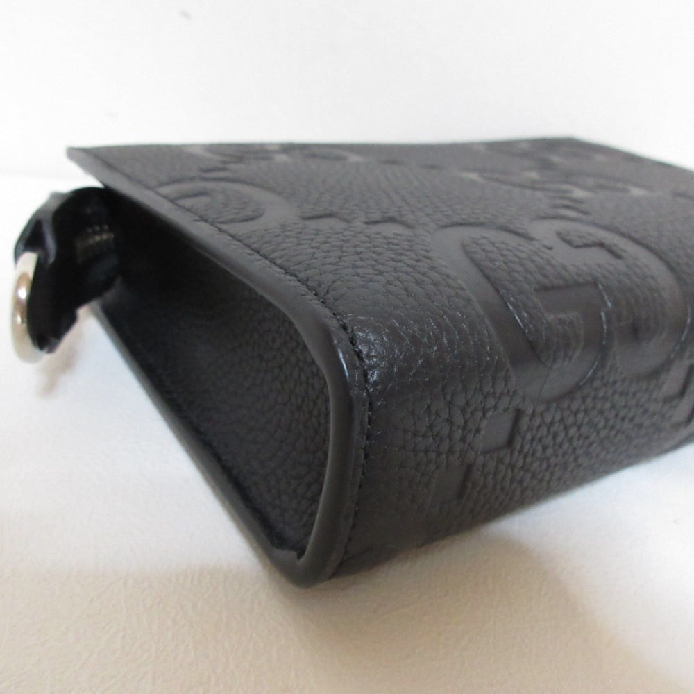GUCCI Jumbo GG Mini Bag Shoulder 795240 Black Women's — Like New
