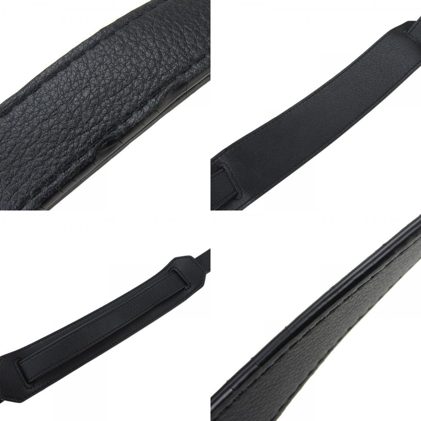 LOEWE Handbag Amazona 28 Leather Black Anagram Women's