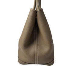 Hermes Garden Party PM Etoupe Negonda T-stamp Tote Bag for Women — Like New