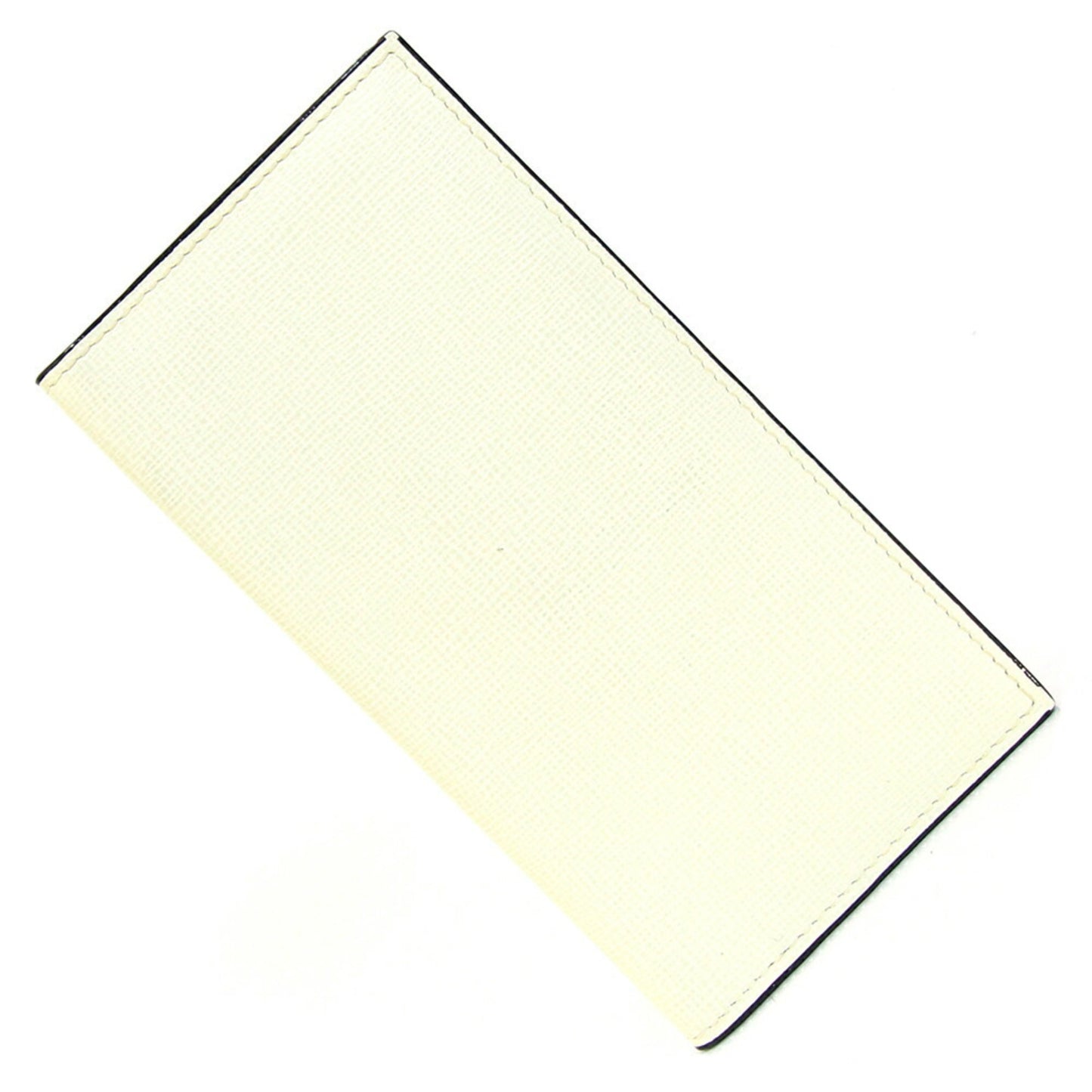 Valextra Bi-fold Long Wallet Vertical 12 Cards SGNL0021044L99WF99WW Ivory Leather Women Men