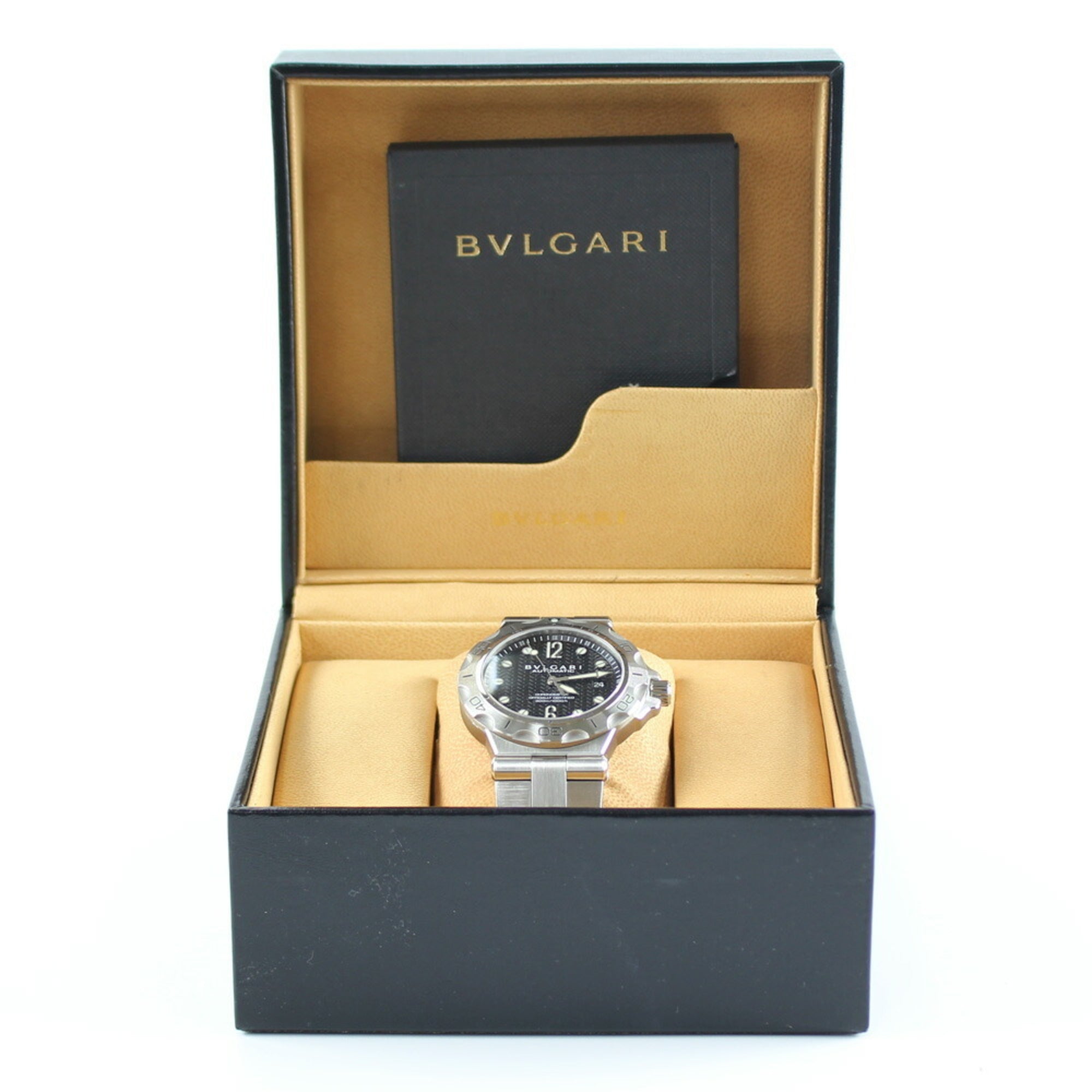 Bvlgari Diagono Scuba Watch Stainless Steel DP42SDS Automatic Men's BVLGARI Manufacturer's Finish — Good