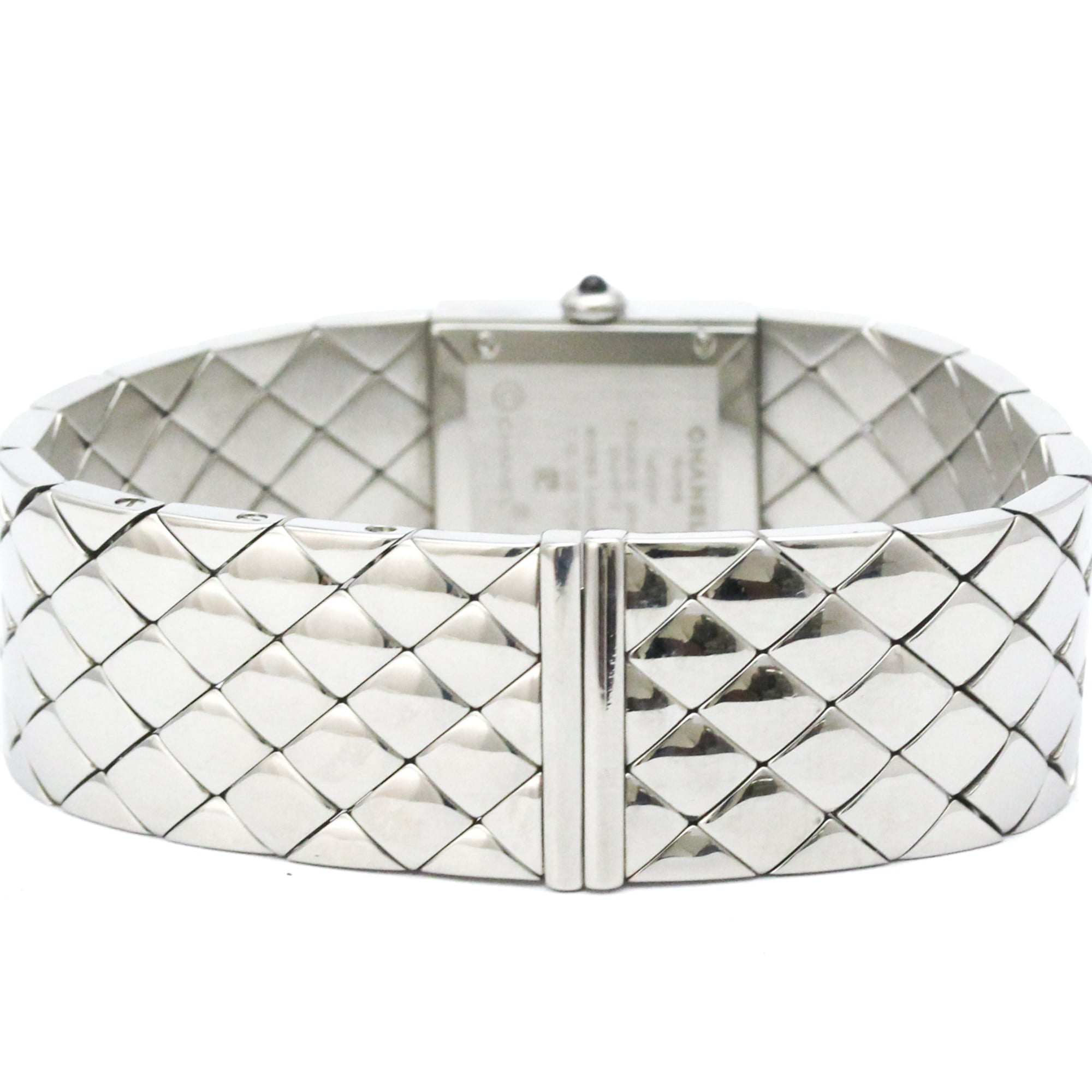 CHANEL Matelasse Stainless Steel Quartz Ladies Watch H0009 Polished — Very Good