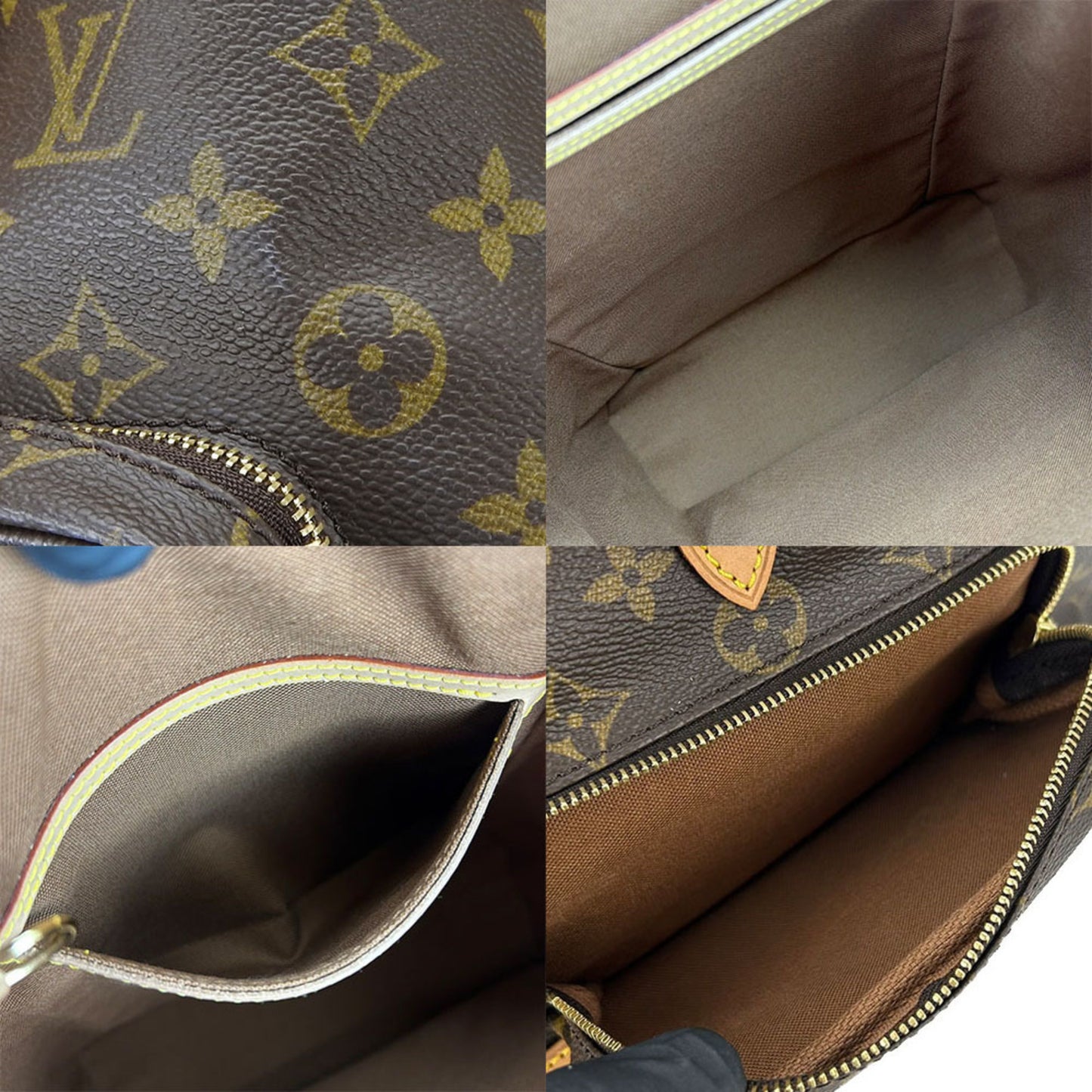 Louis Vuitton Bag Pack Rucksack Montsouris MM M51136 Monogram Leather Women's LV LOUIS VUITTON Back bag