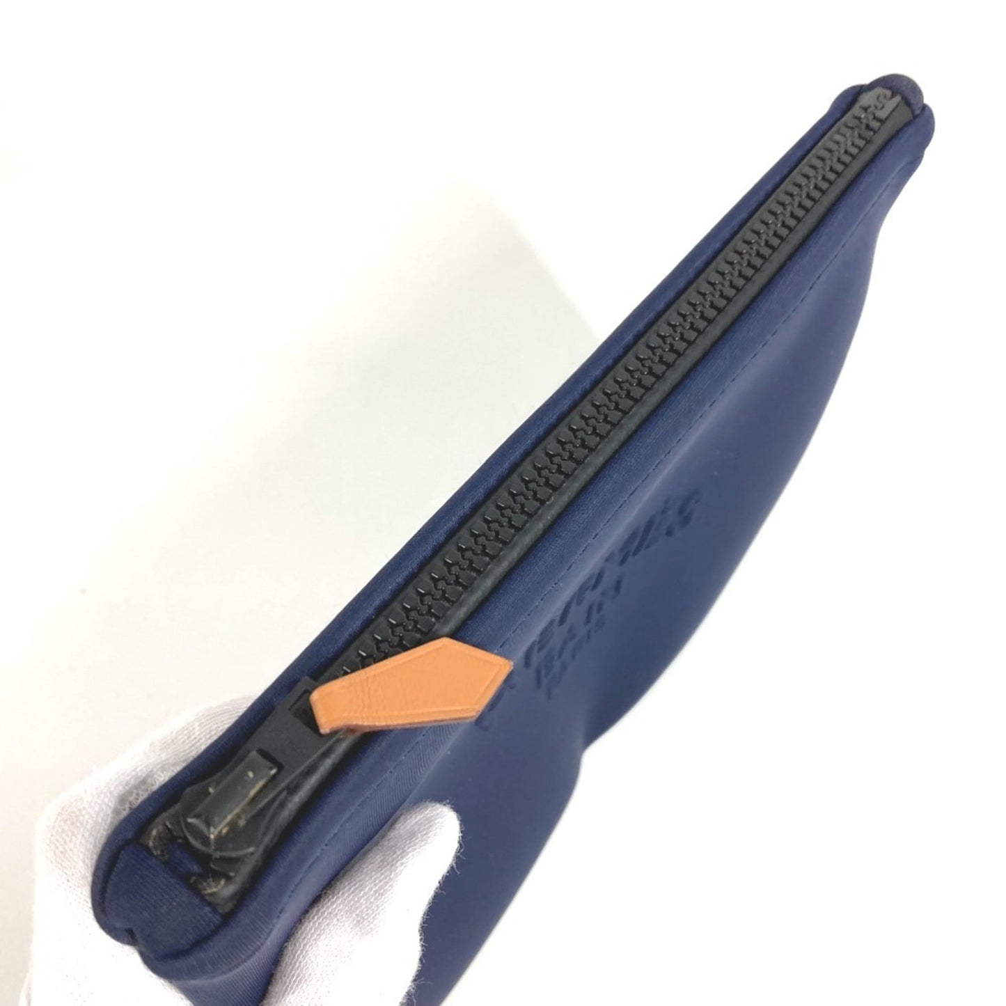 HERMES True Toilet Neoban PM clutch bag, makeup pouch, multi-purpose polyamide, men's and women's, navy