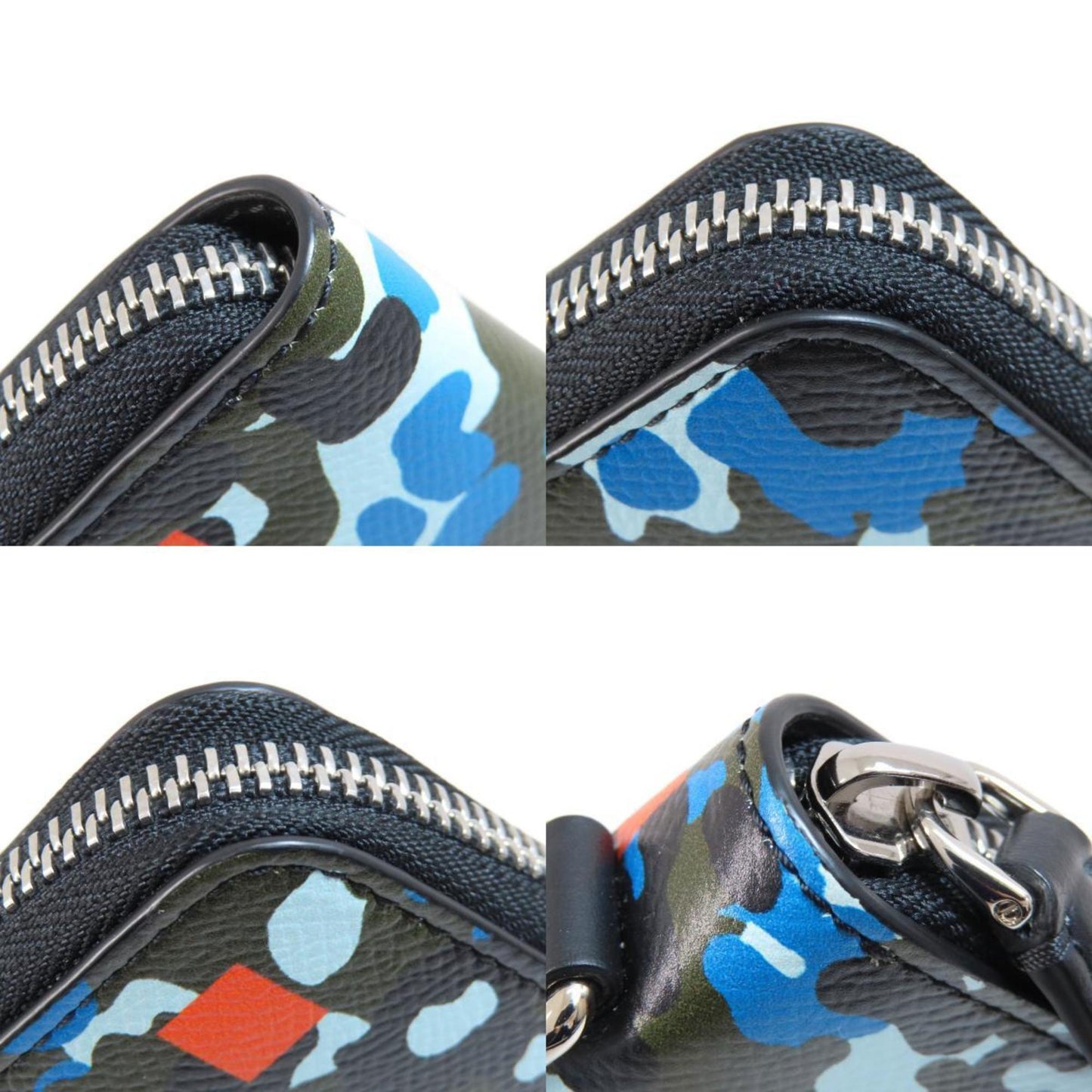 Burberry Camouflage Pattern Long Wallet PVC Women's BURBERRY