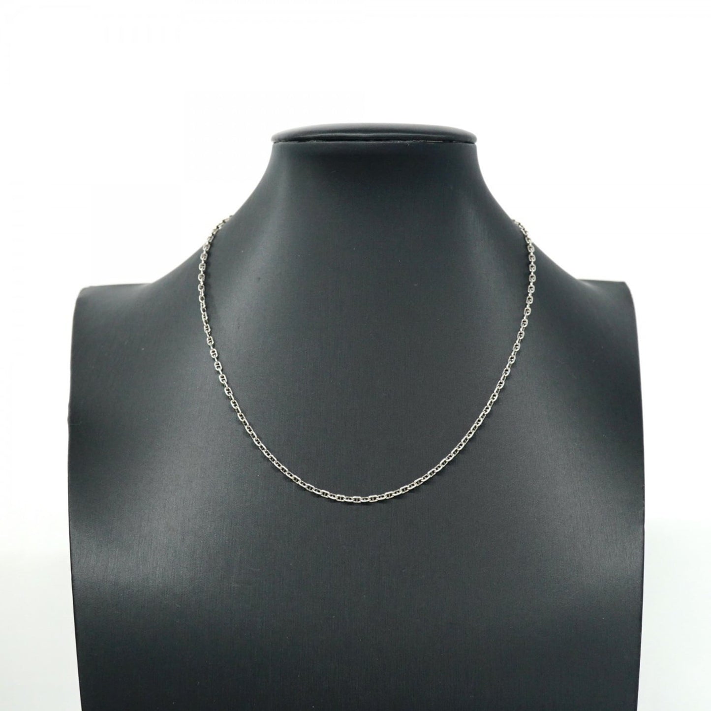 Hermes Serie Mini Chaine d'Ancre Necklace, Silver 925, Women's, P1743878