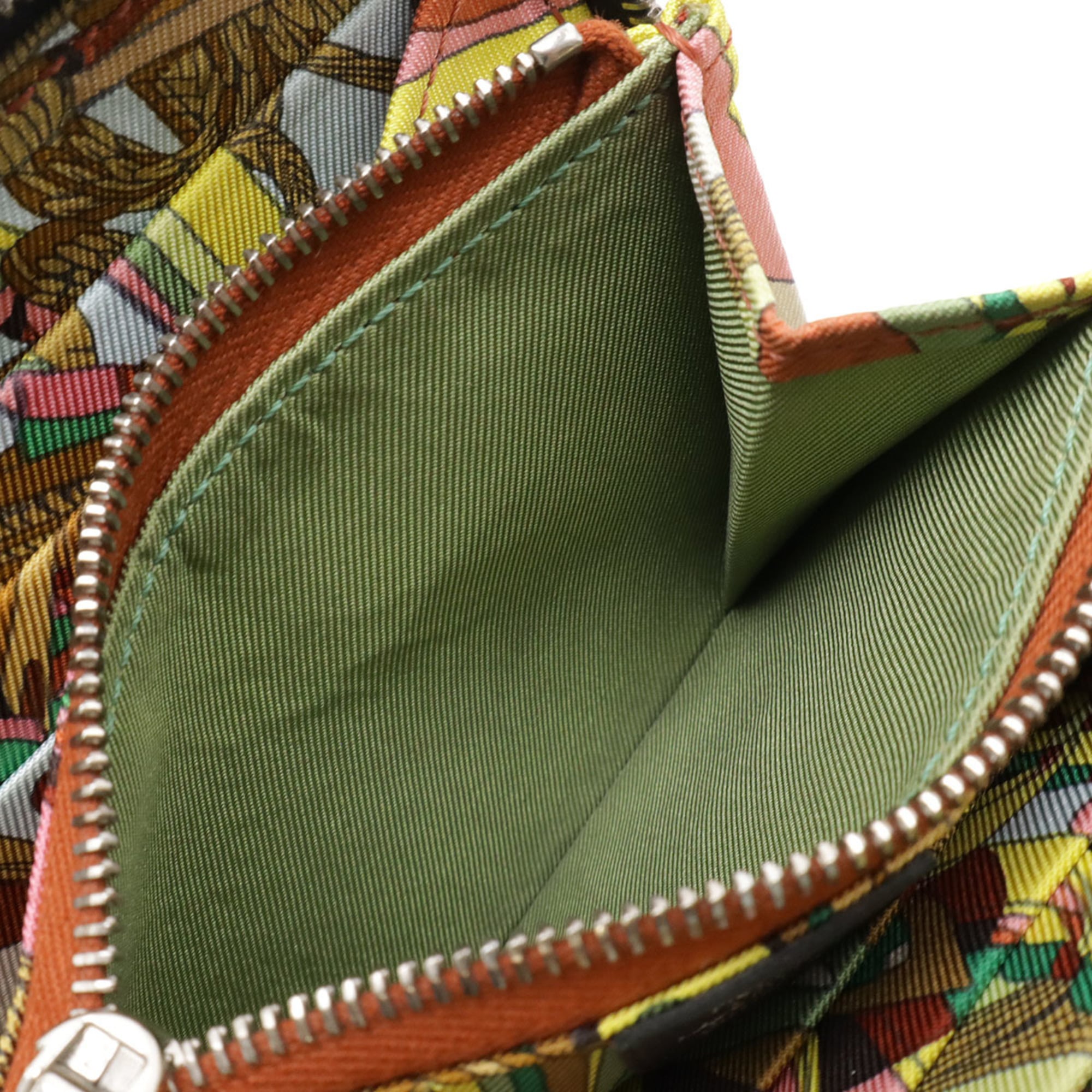 HERMES Azap Silkin Compact Coin Case Wallet/Coin Purse Round Epsom Leather Black with D Stamp