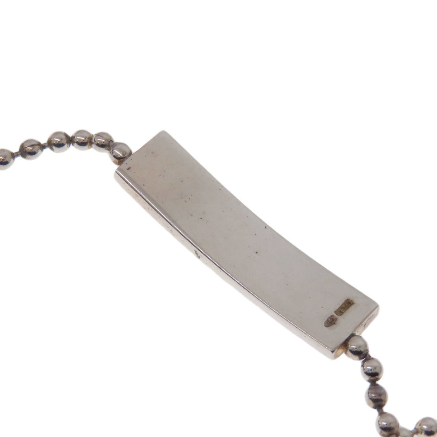 GUCCI Ball Chain Bracelet Silver Women's