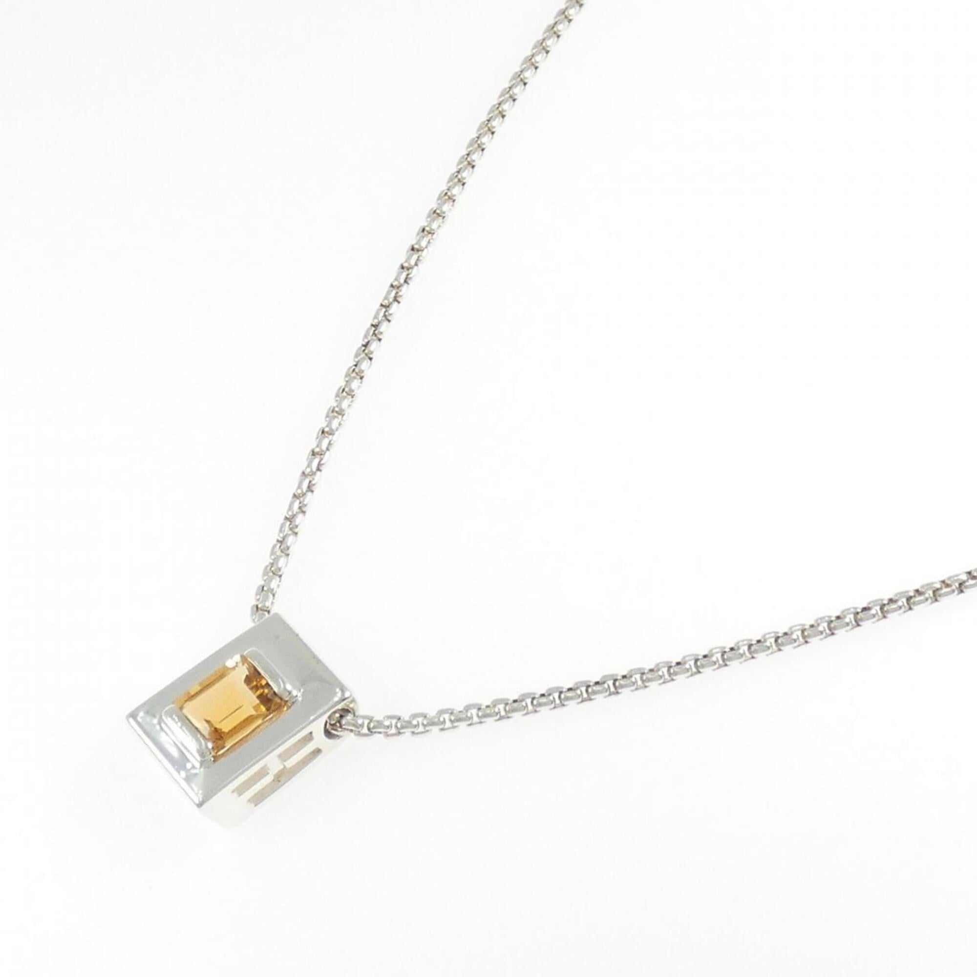 Hermes Citrine Necklace — Like New