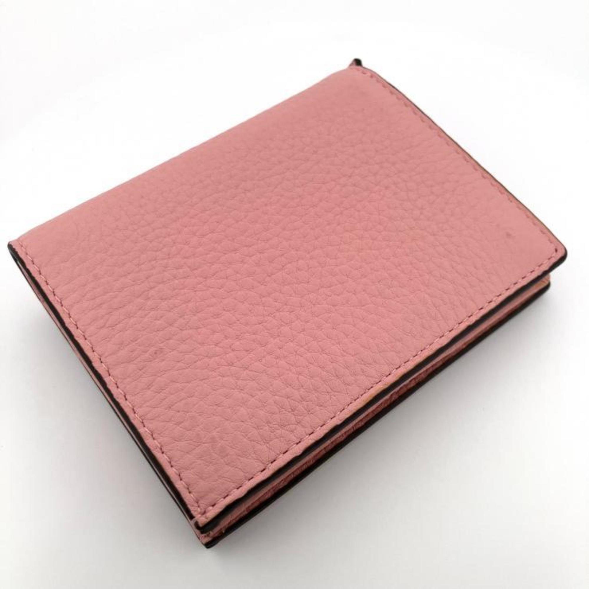 Gucci Animalier Bee 468015 Blind for Love Bi-fold Wallet, Pink