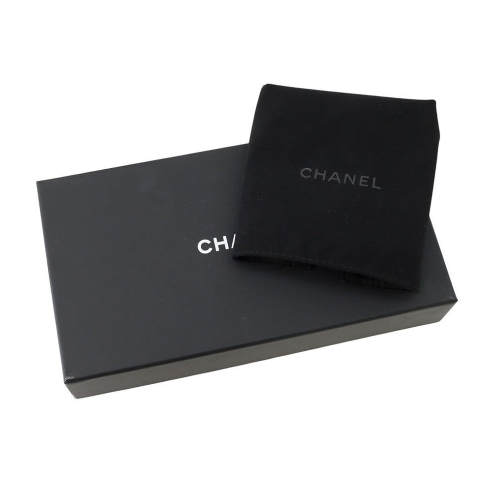 Chanel Chain Shoulder Bag Matelassé Coco Mark Phone Holder Caviar Skin AP3482 CHANEL Smartphone Case Handbag — Like New
