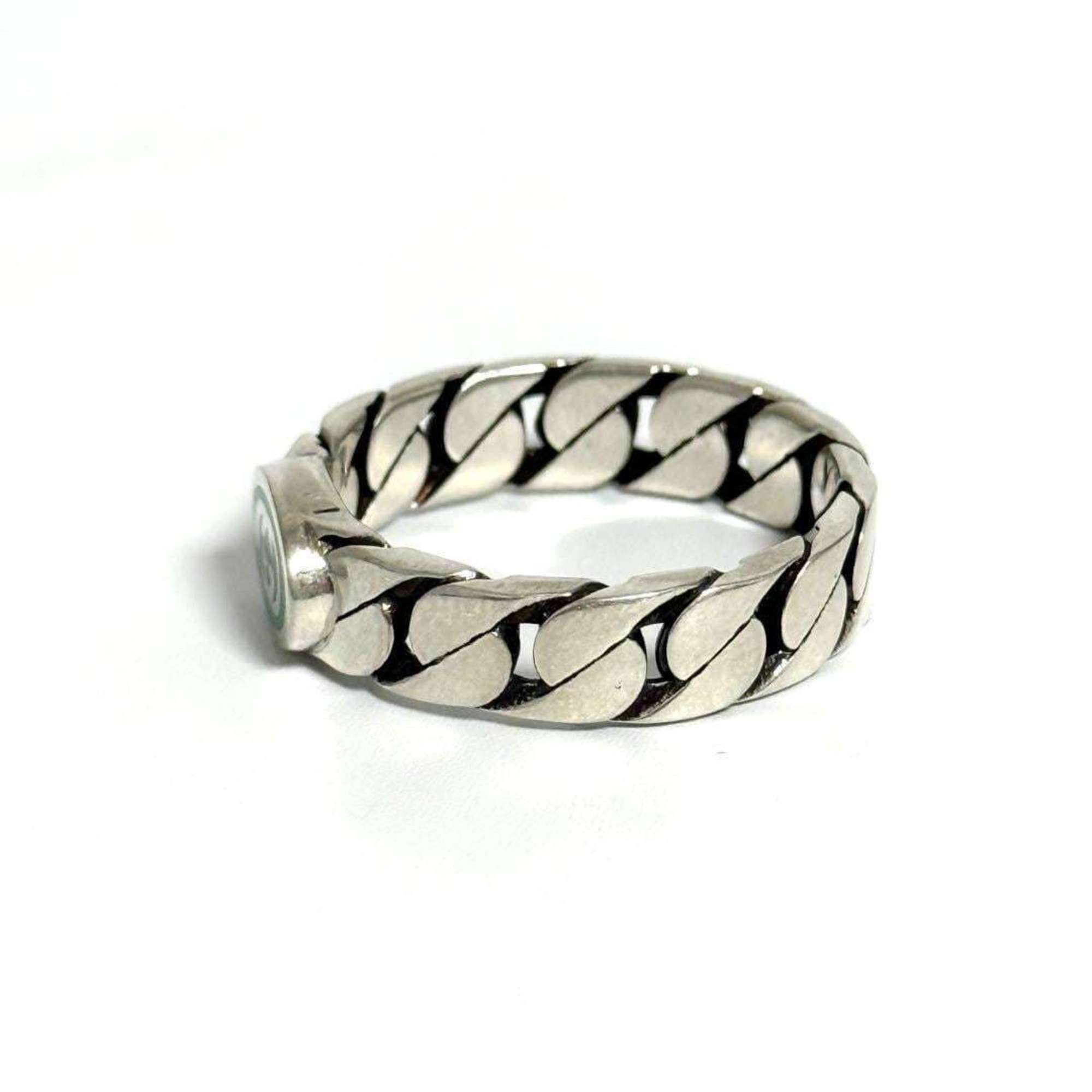 Gucci Men's Interlocking G Silver Ring — Like New