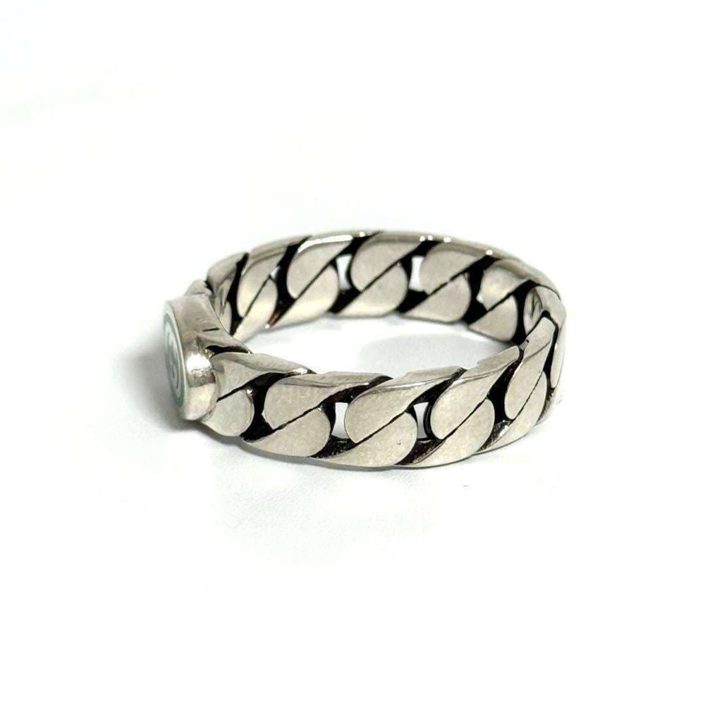 Gucci Men's Interlocking G Silver Ring — Like New