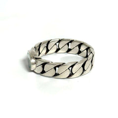 Gucci Men's Interlocking G Silver Ring — Like New