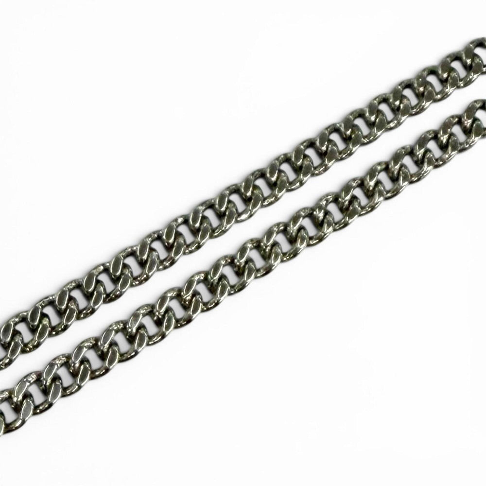 Salvatore Ferragamo FERRAGAMO Wanda Mini Gancini Leather 2-Way Chain Shoulder Pouch Bag, Silver, Made in Italy, Women's, with Dust Bag — Like New