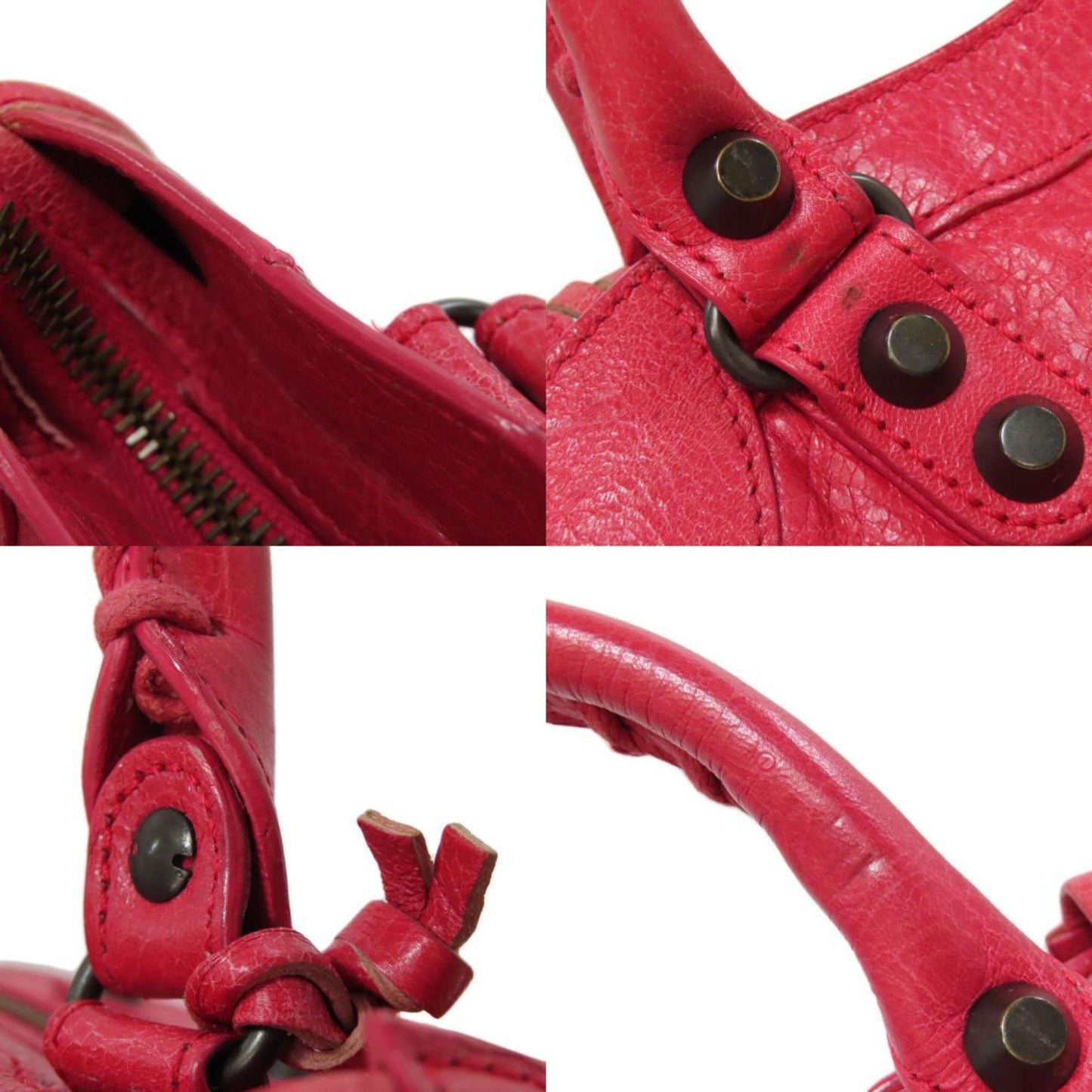 Balenciaga 300295 Classic Mini City Handbag in Calfskin for Women