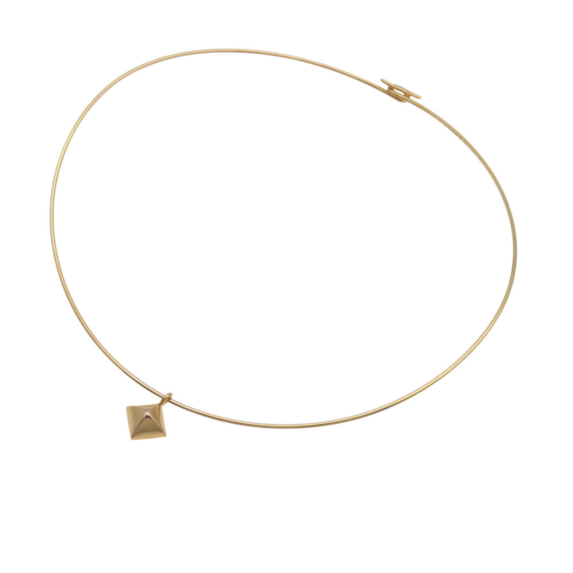 Like new Hermès Collier de Chien 750PG Omega necklace in 18K pink gold (8.4g) Jewelry 0912HERMES — Like New