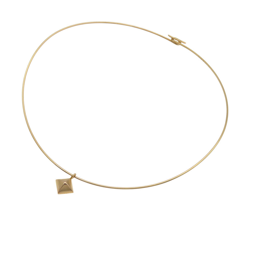 Like new Hermès Collier de Chien 750PG Omega necklace in 18K pink gold (8.4g) Jewelry 0912HERMES — Like New