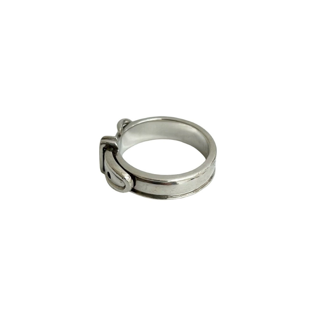 HERMES Santur Silver 925 Ring, Size 9, Women's Jewelry, Silver, 14312