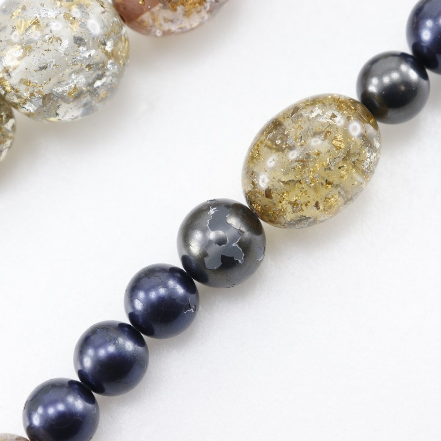 CHANEL COCO Mark Necklace x Fake Pearl Rhinestone 2006 Multicolor 06P Approx. 147g Women's