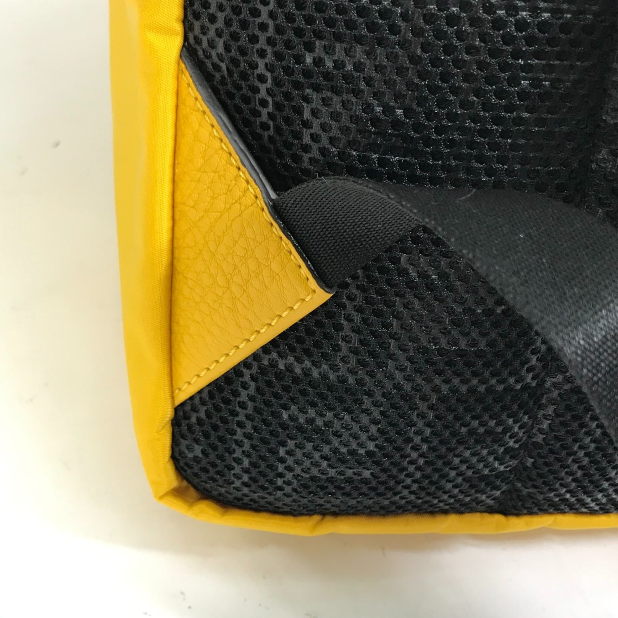 Fendi 7VZ066 backpack bag Backpack yellow — Like New