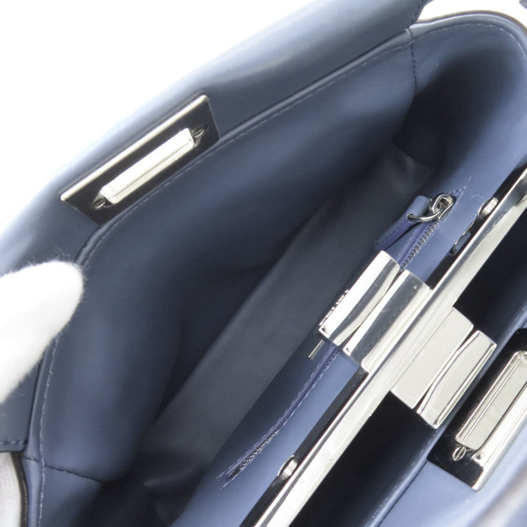 Fendi Peekaboo woven 2-way handbag in calfskin for women