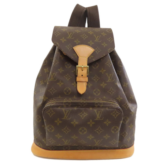 Louis Vuitton M51136 Montsouris MM Backpack/Daypack Monogram Canvas Women's LOUIS VUITTON