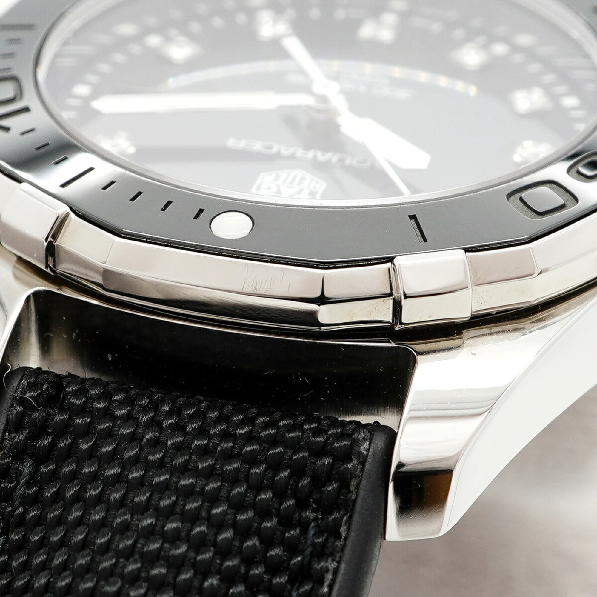 TAG Heuer Aquaracer Diamond WAY131M Black Dial Women's Watch — Very Good