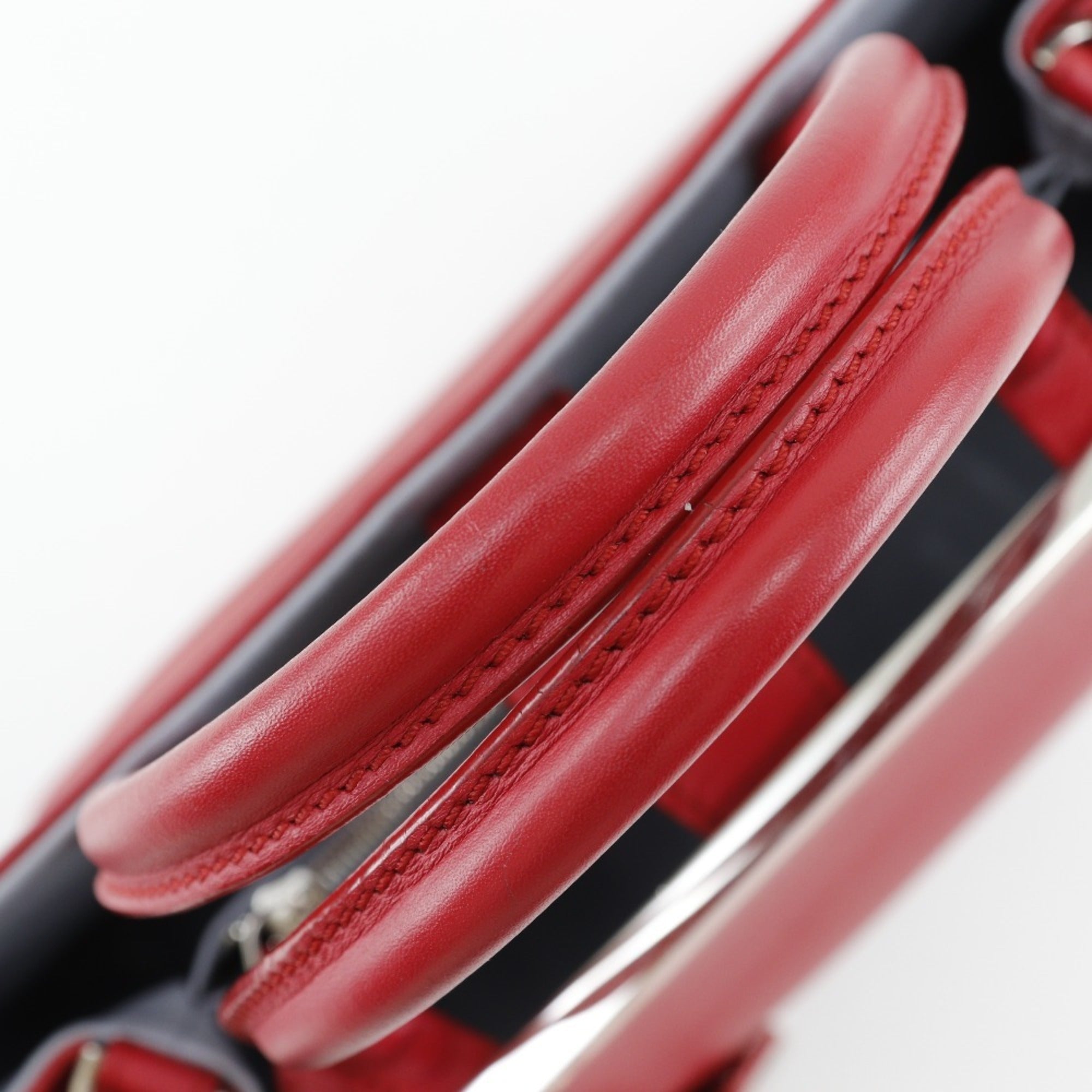 FENDI Petite to Jules handbag shoulder bag 8BH253 calf red 2way type women's