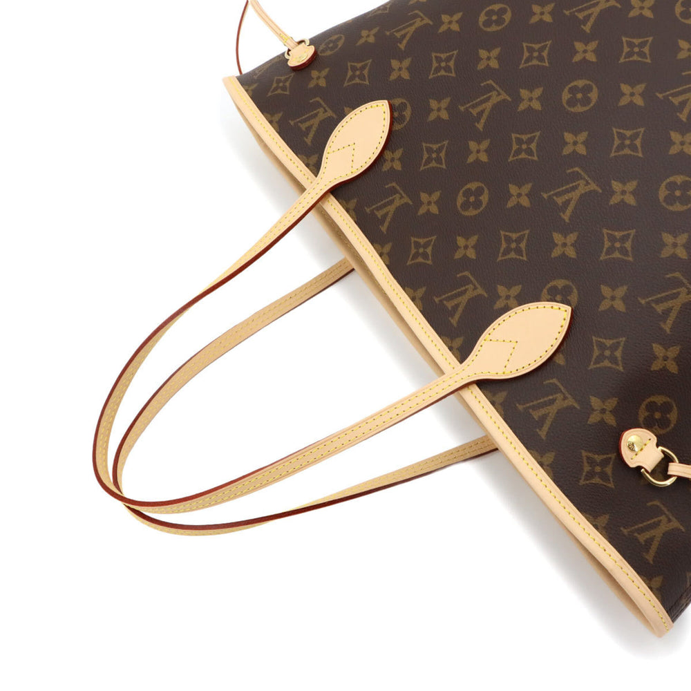 Louis Vuitton Monogram Neverfull MM Tote Handbag Brown Rose Beige M46975 RFID — New - Store Return