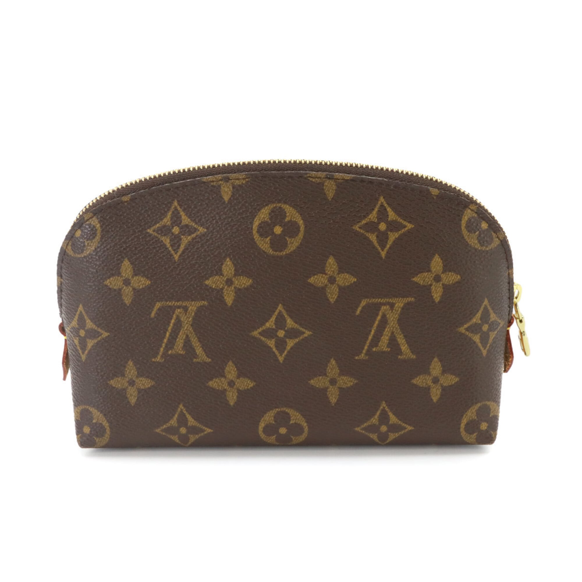 Louis Vuitton Monogram Pochette Cosmetic PM Handbag Pouch Brown M47515 — Like New