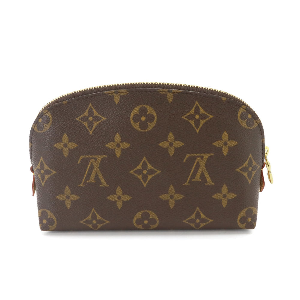 Louis Vuitton Monogram Pochette Cosmetic PM Handbag Pouch Brown M47515 — Like New