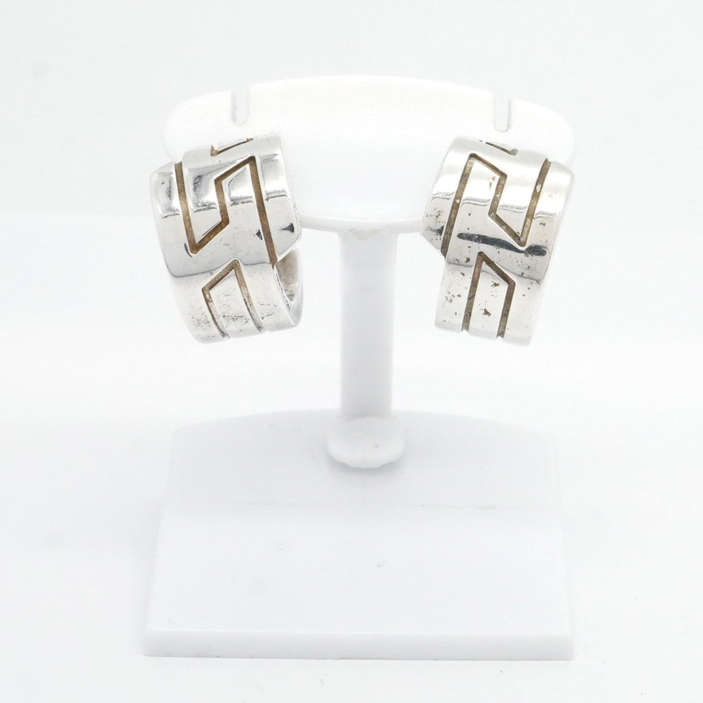 Hermes Italique earrings in 925 silver for men and women