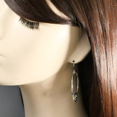 Gucci sterling silver 925 earrings with an interlocking G design. Total weight: approximately 10.6g. Like new — Like New
