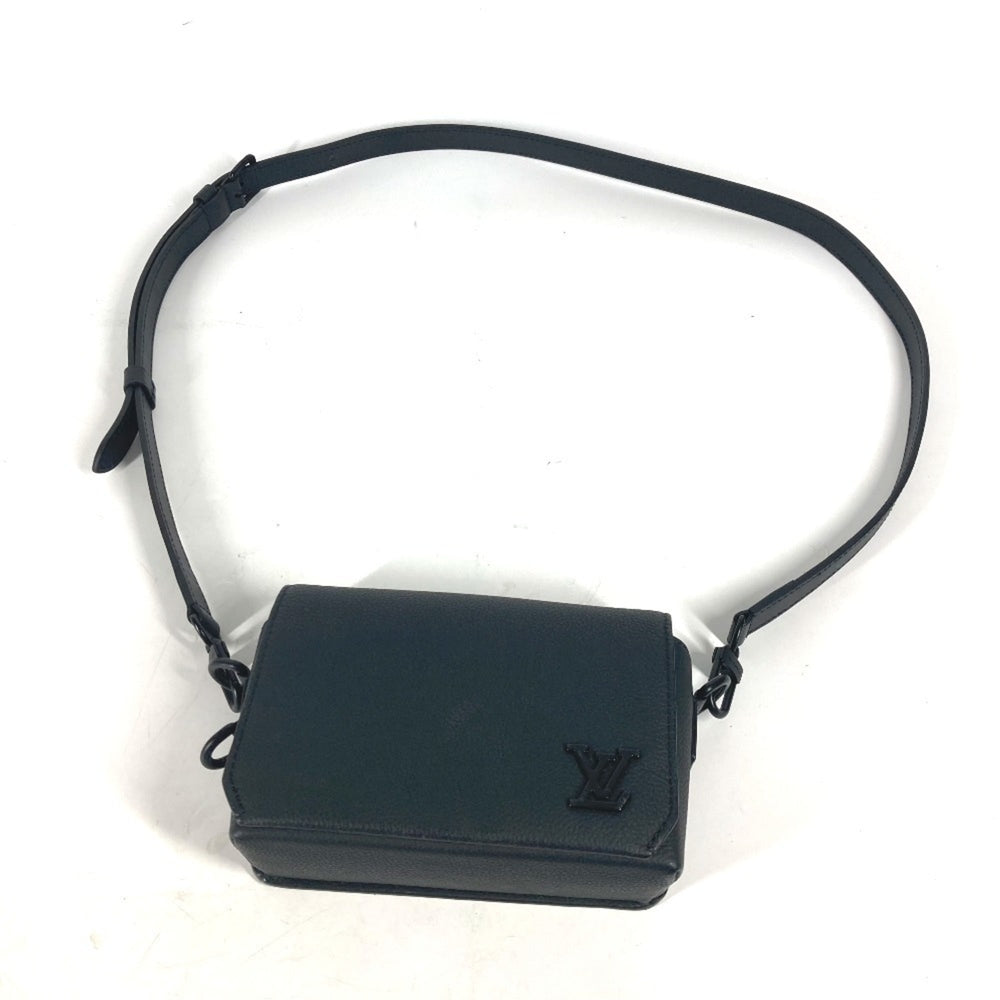 LOUIS VUITTON M82085 LV Aerogram Fast Line Wearable Wallet Pochette Shoulder Bag Men's Black G-240625-10 — Like New