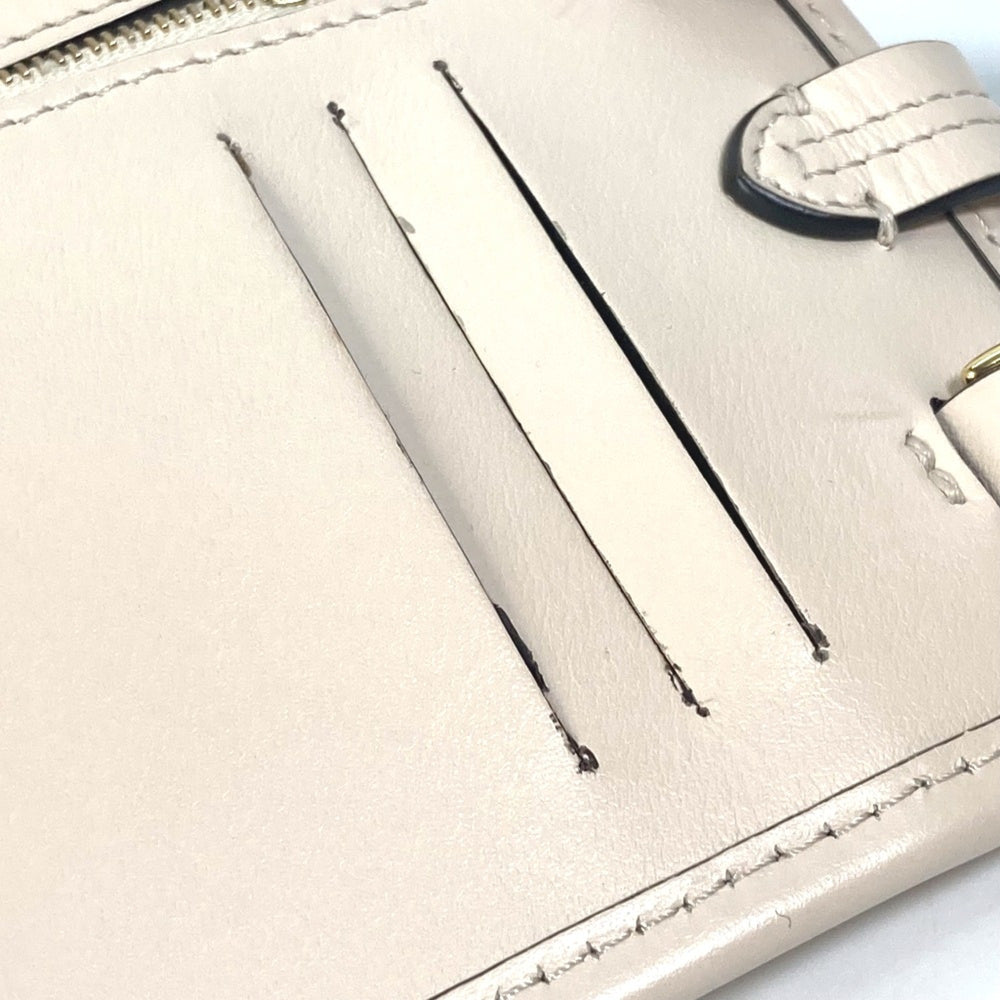 Fendi 7AS131 Smartphone case Orlock Shoulder Bag Crossbody Pouch Beige — Like New