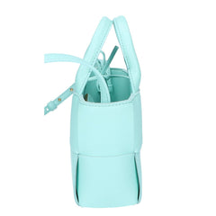 BOTTEGA VENETA Maxi Intrecciato Candy Arco Tote 2-Way Handbag CELADON Mint Blue Women's — Like New