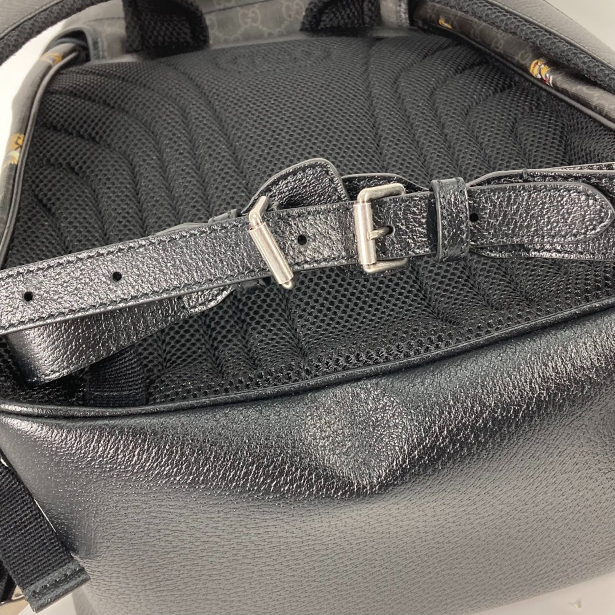 Gucci 696013 Interlocking G tiger tiger bag Backpack Black — Like New