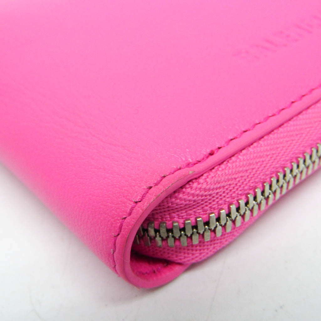 Balenciaga Essential Mini Wallet 659224 Women's Leather Wallet (bi-fold) Pink