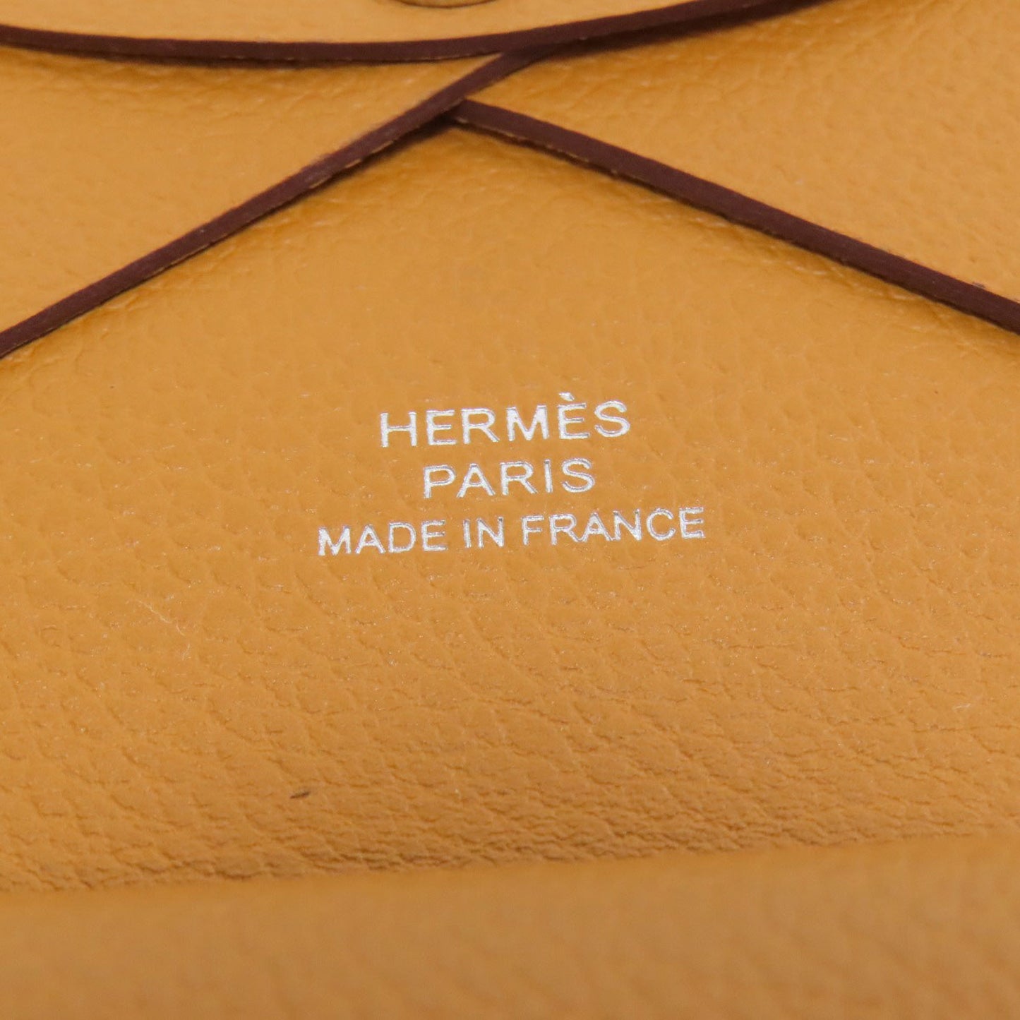 Hermes Hermès Calvi Duo Silver Hardware Coin Case Evercolor Women's