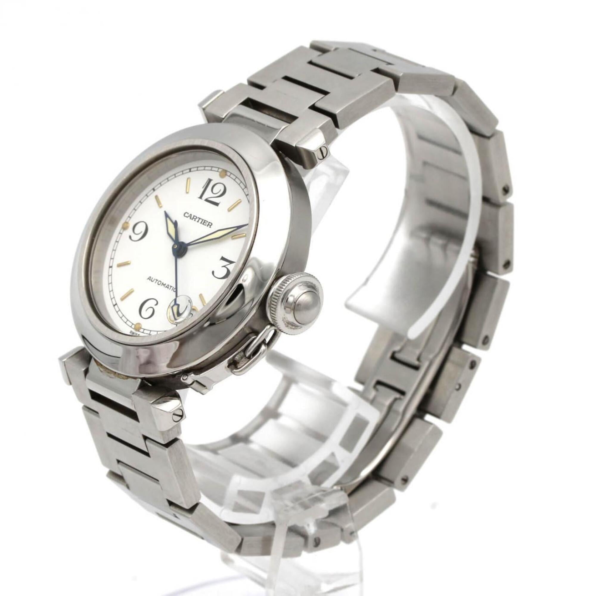 Cartier Pasha C W31015M7 Stainless Steel Automatic Watch — Good