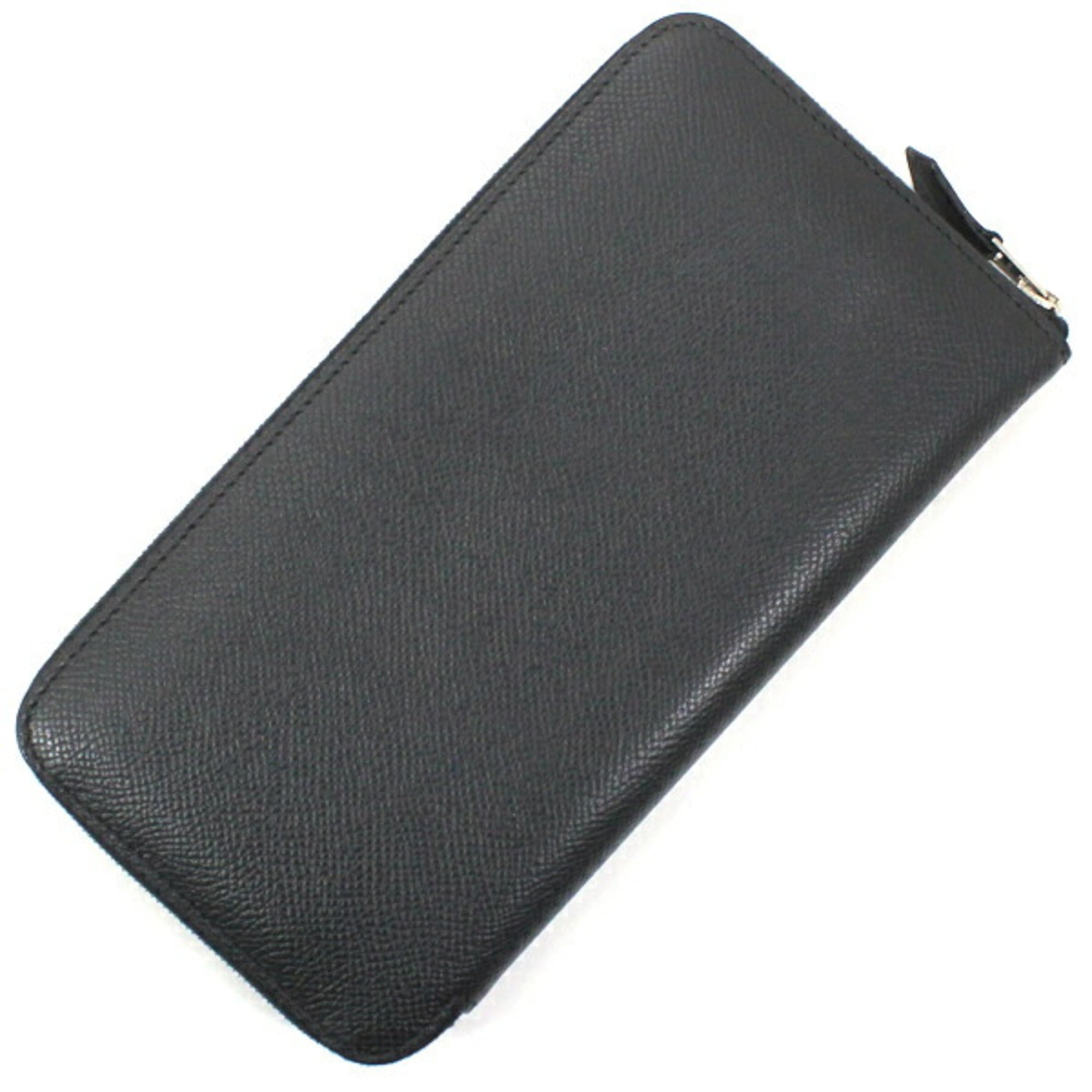 Hermès Azap Long Classic Black Zip-Around Wallet, Epson, Men's and Women's, HERMES KM3188