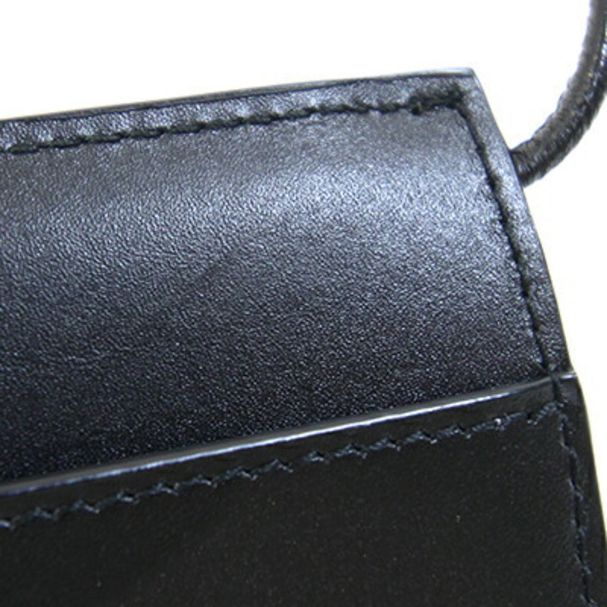 Saint Laurent Shoulder Bag 802728 Black Leather Pochette Mini Pouch YSL Women's SAINT LAURENT — Like New