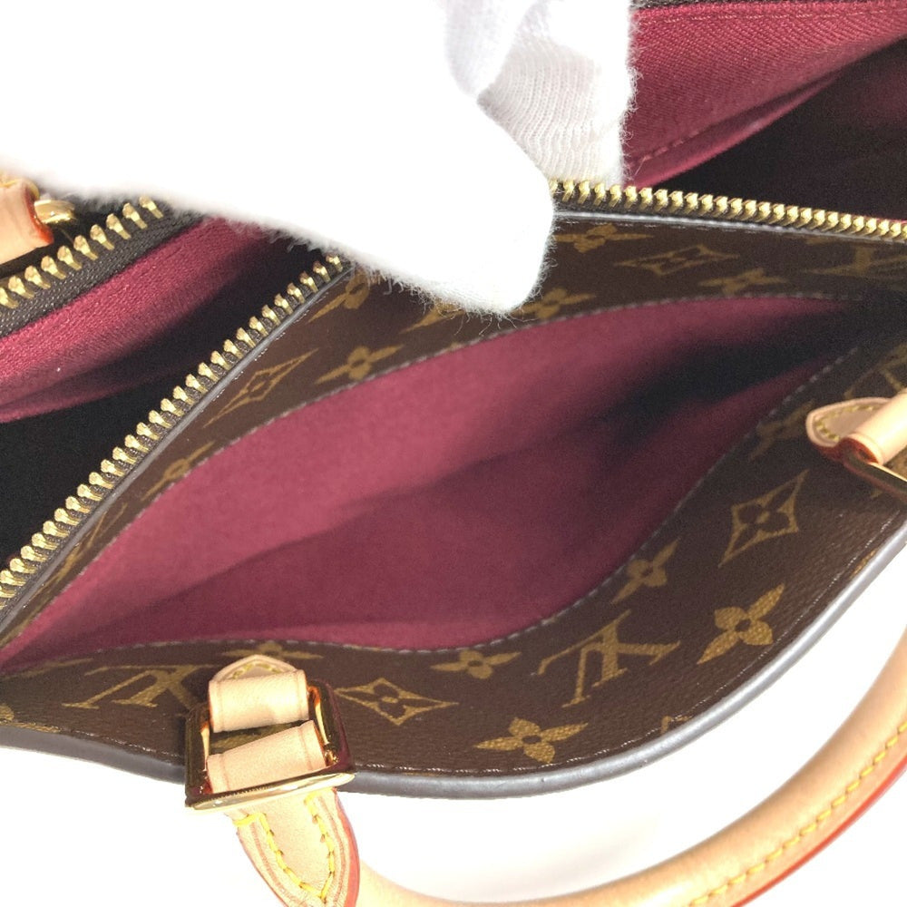 LOUIS VUITTON M45900 Monogram Petit Palais PM Bag Tote Shoulder 2WAY Handbag Canvas Women's Brown Like New — Like New