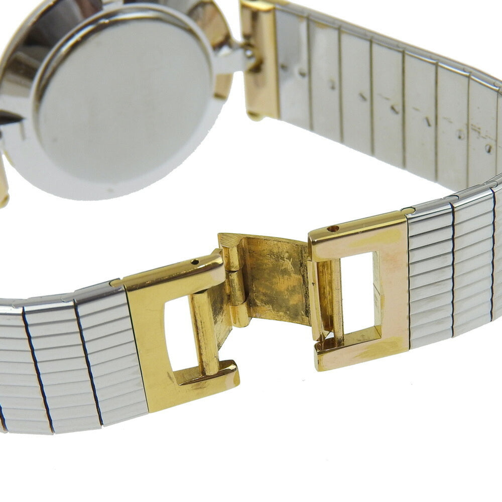Christian Dior Watch 3026 Stainless Steel x Gold Plated Quartz Analog Display Black Dial Women's — Good