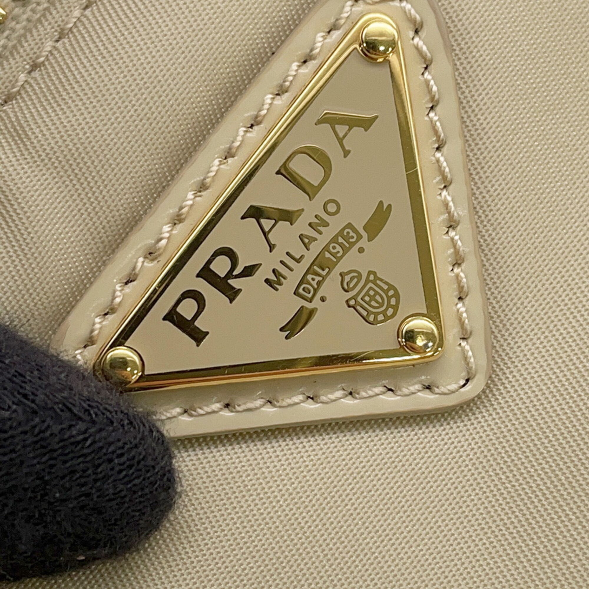 Prada Shoulder Bag Triangle Nylon 1BC201 PRADA Handbag Women's — Like New