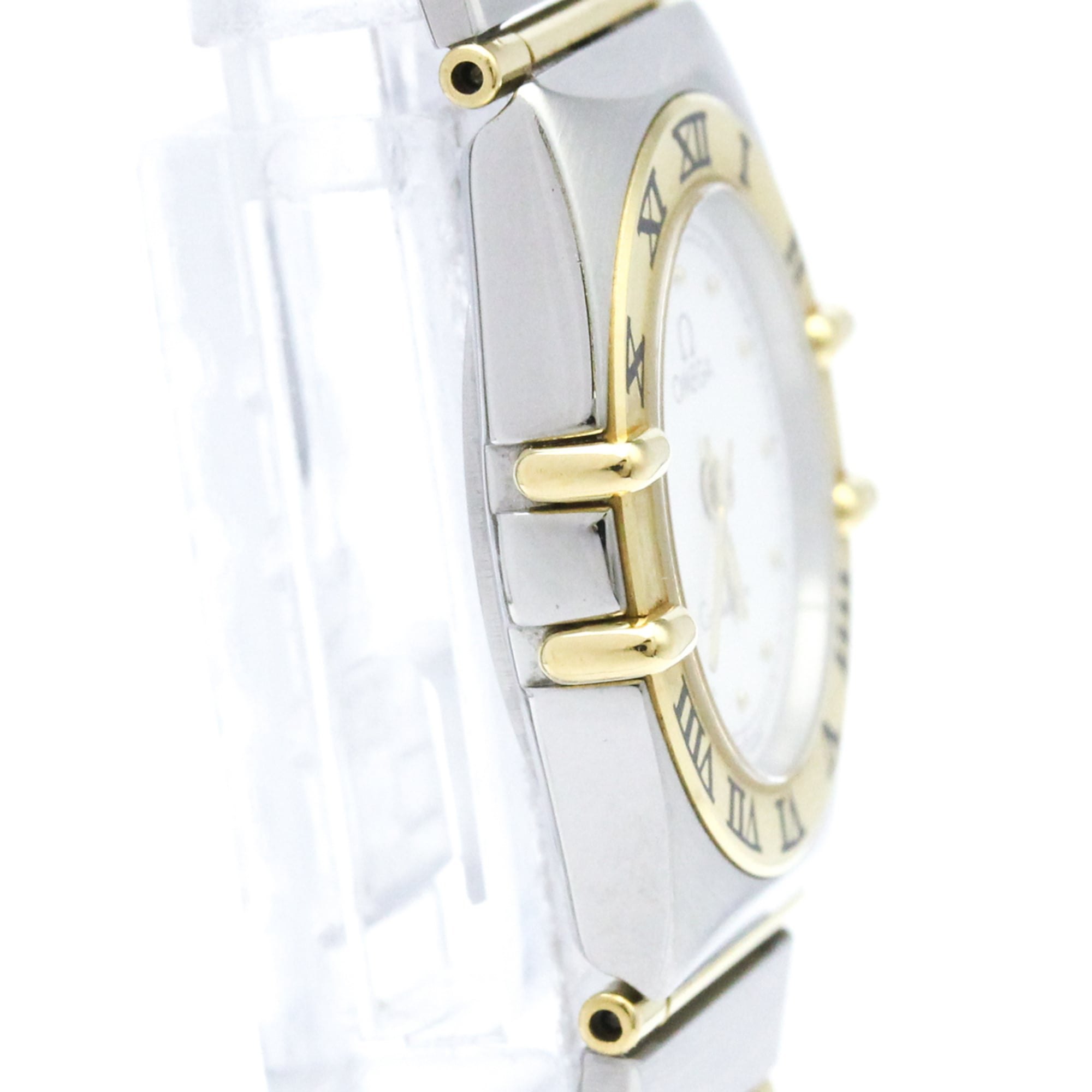 OMEGA Constellation 18K Gold Steel Ladies Watch 795.1080 Polished — Very Good