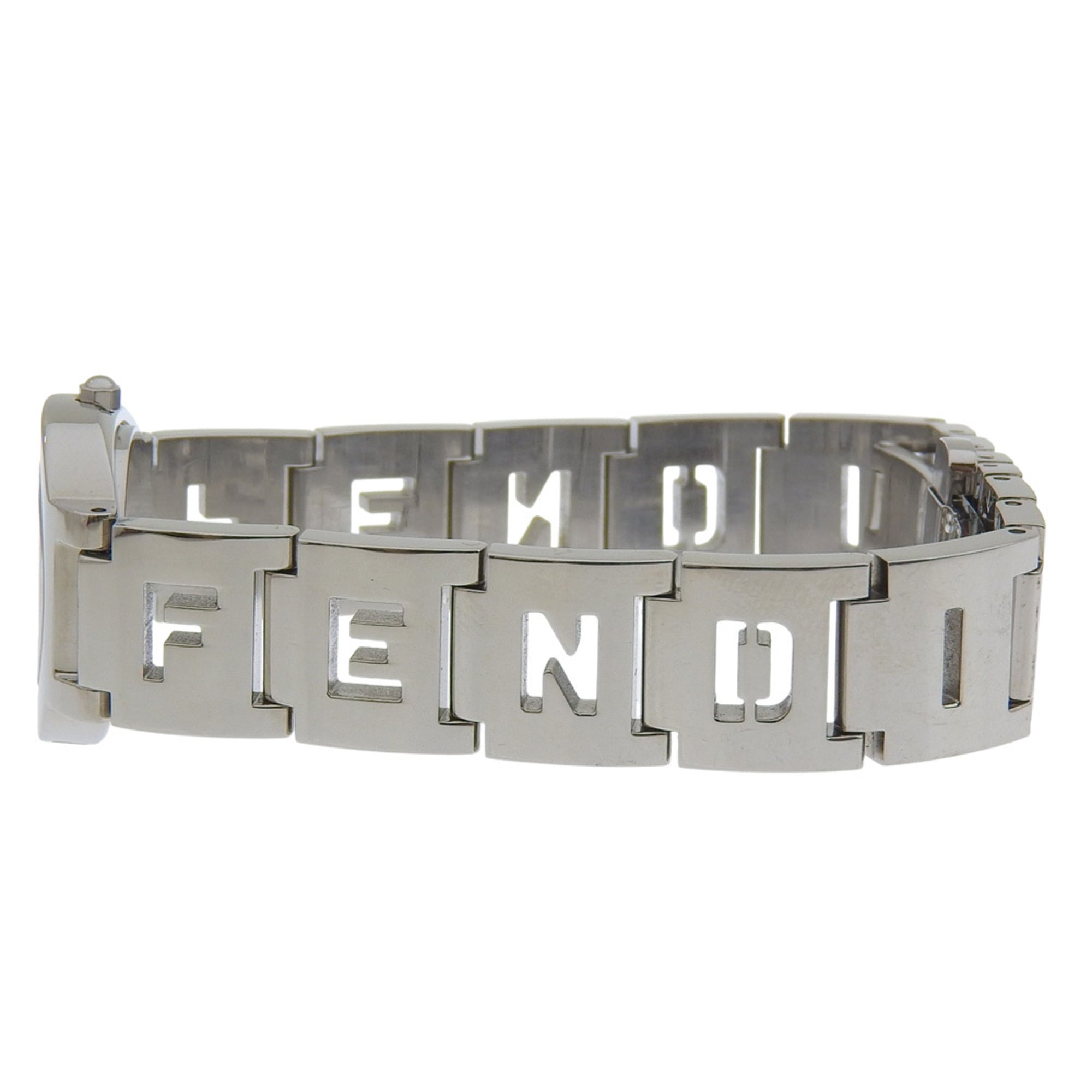 Fendi Olologi Women's Watch, 3050L Stainless Steel, Quartz Movement, Analog Display, Orange Dial — Very Good